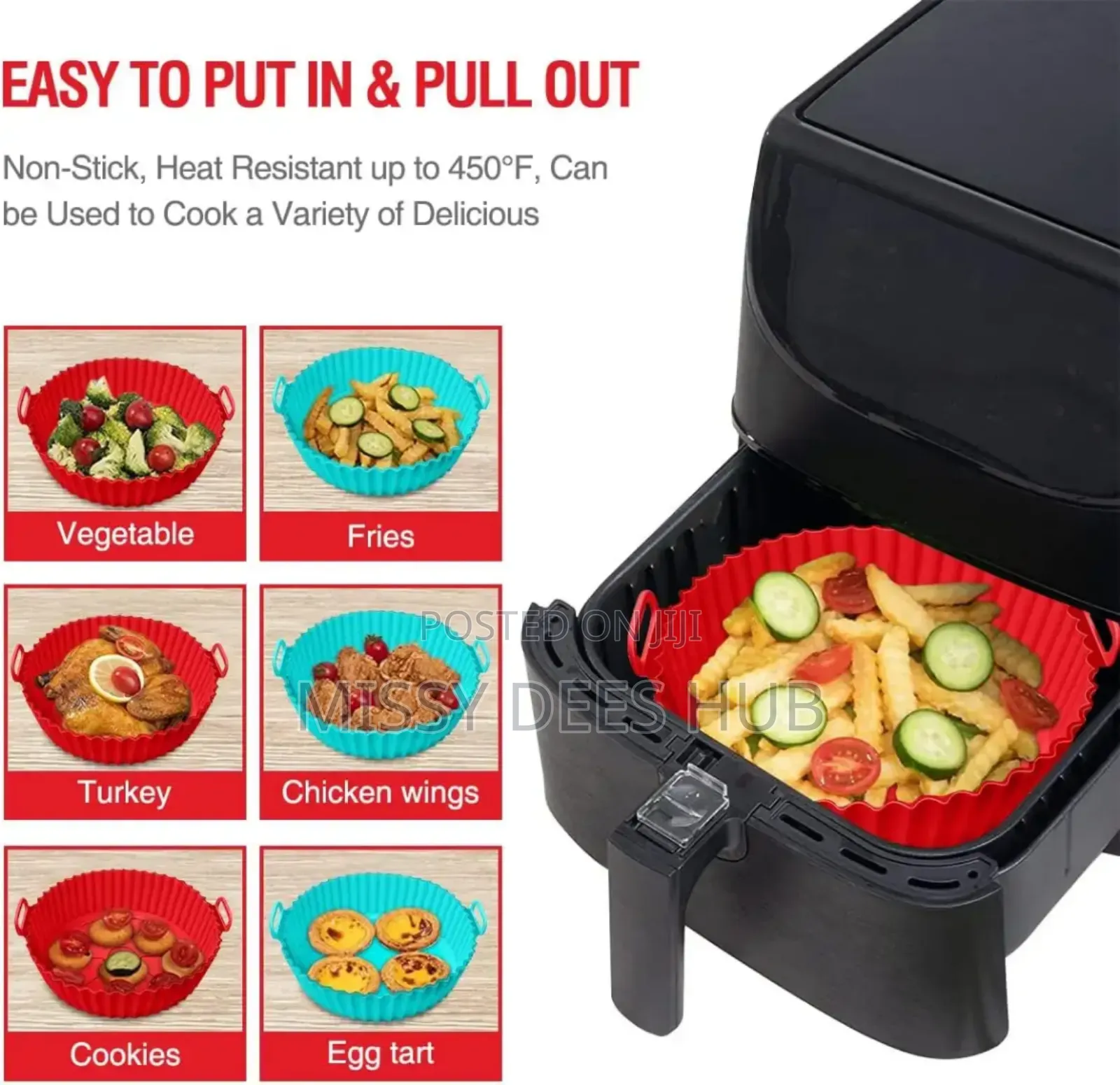 Foldable Air Fryer Liner