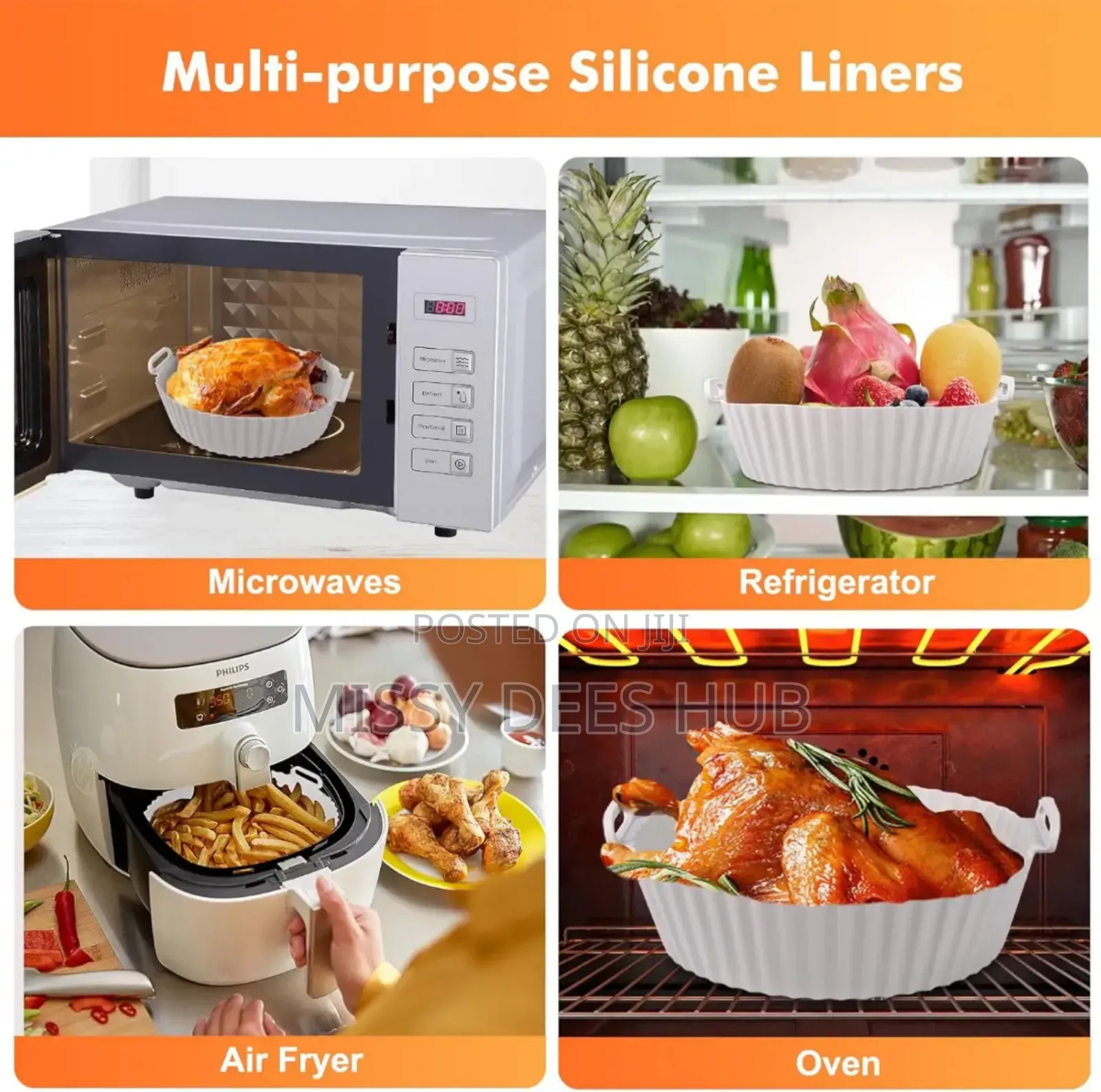 Foldable Air Fryer Liner
