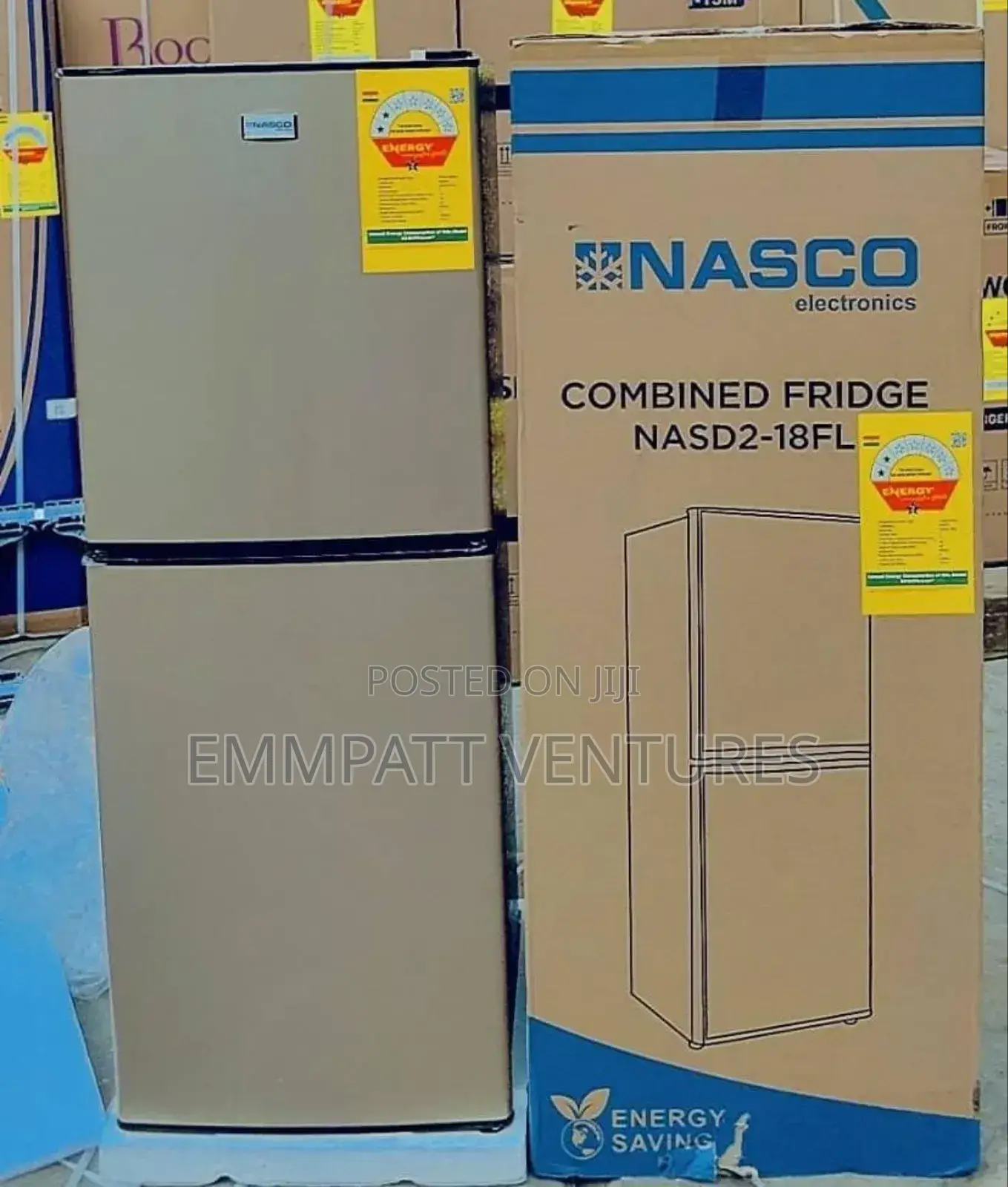 136l Nasco Double Door Refrigerator