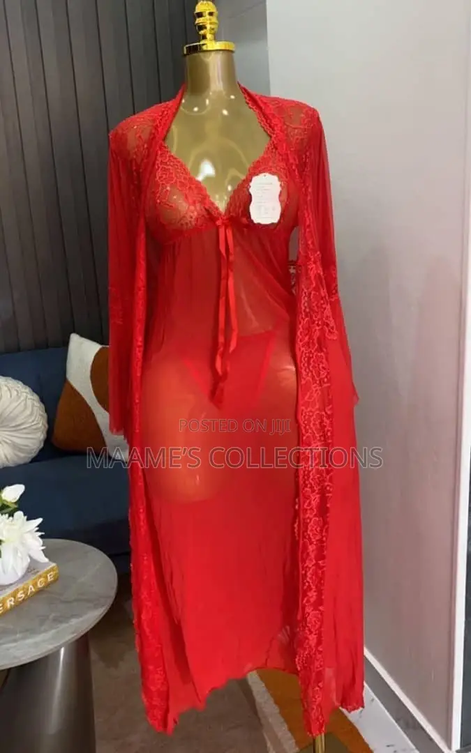 Ladies Night Gown With Coat
