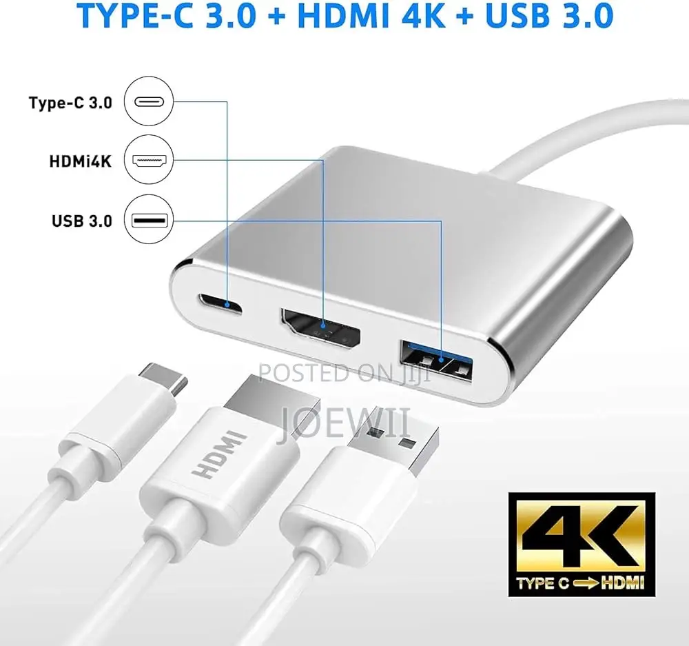 Type C to Hdmi / Usb / Type C