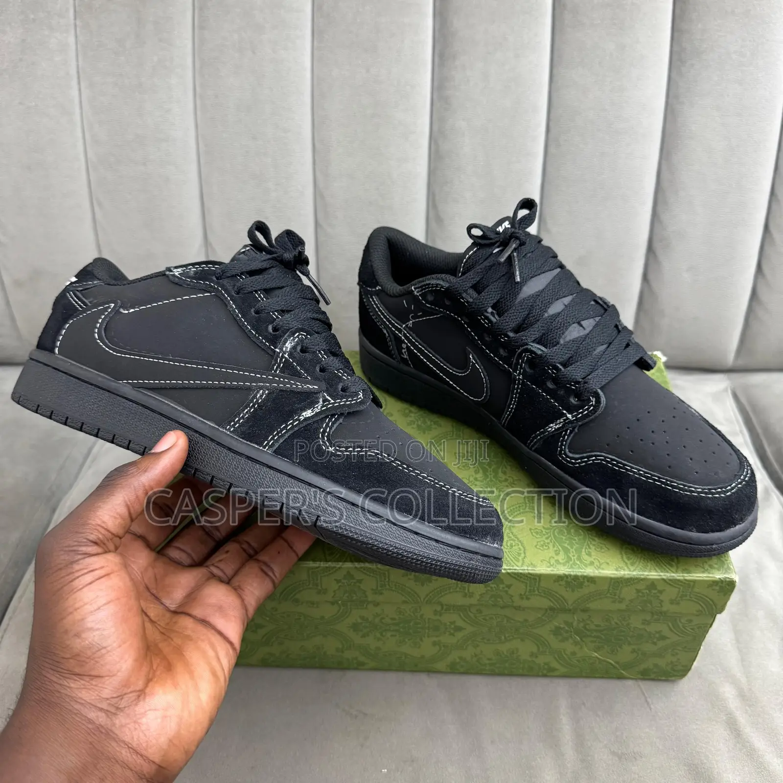 Jordan 1 Retro Low Og Sp X Travis Scott Black Phantom