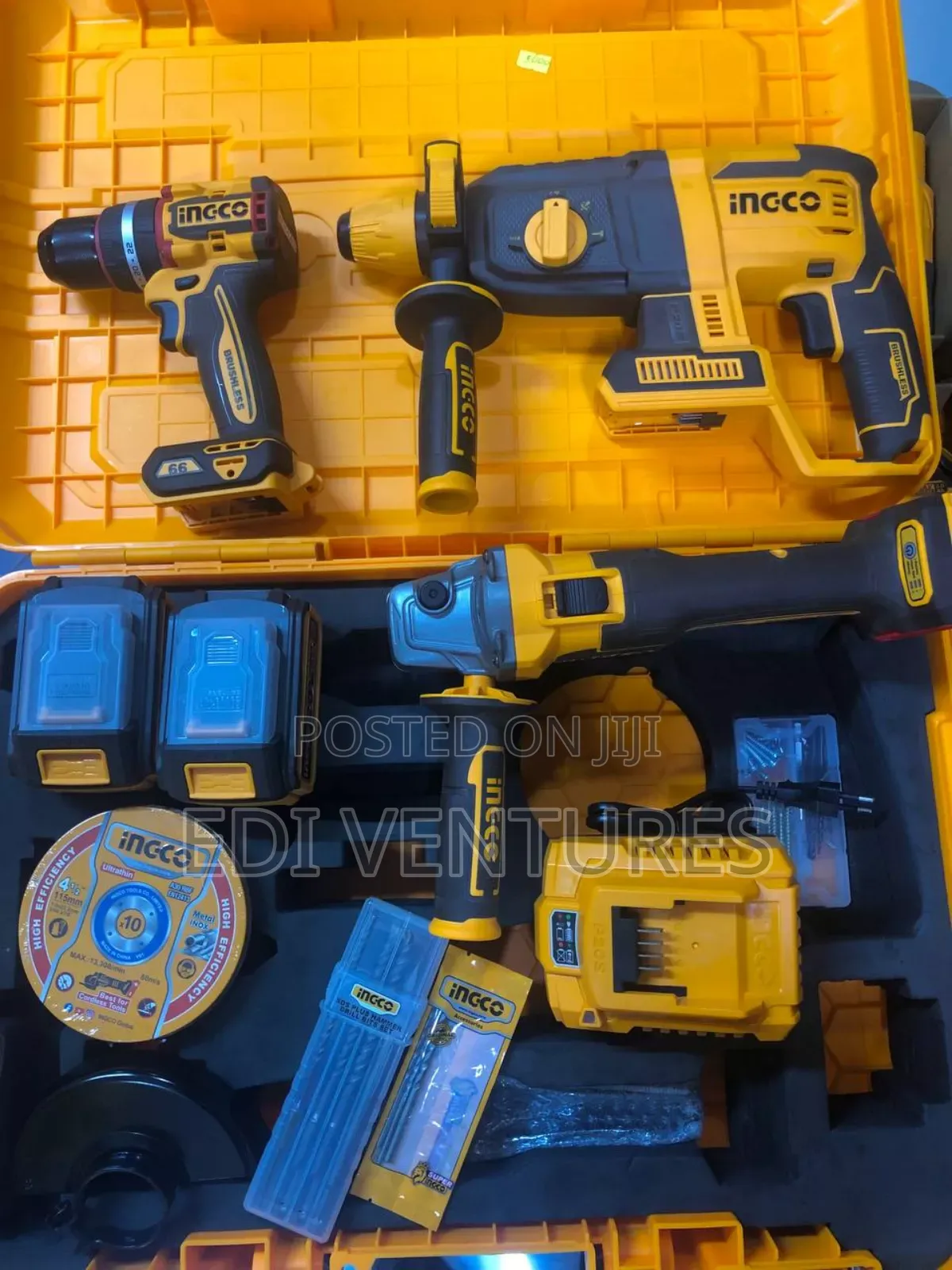 Ingco Cordless 3 Pieces Combo Kit