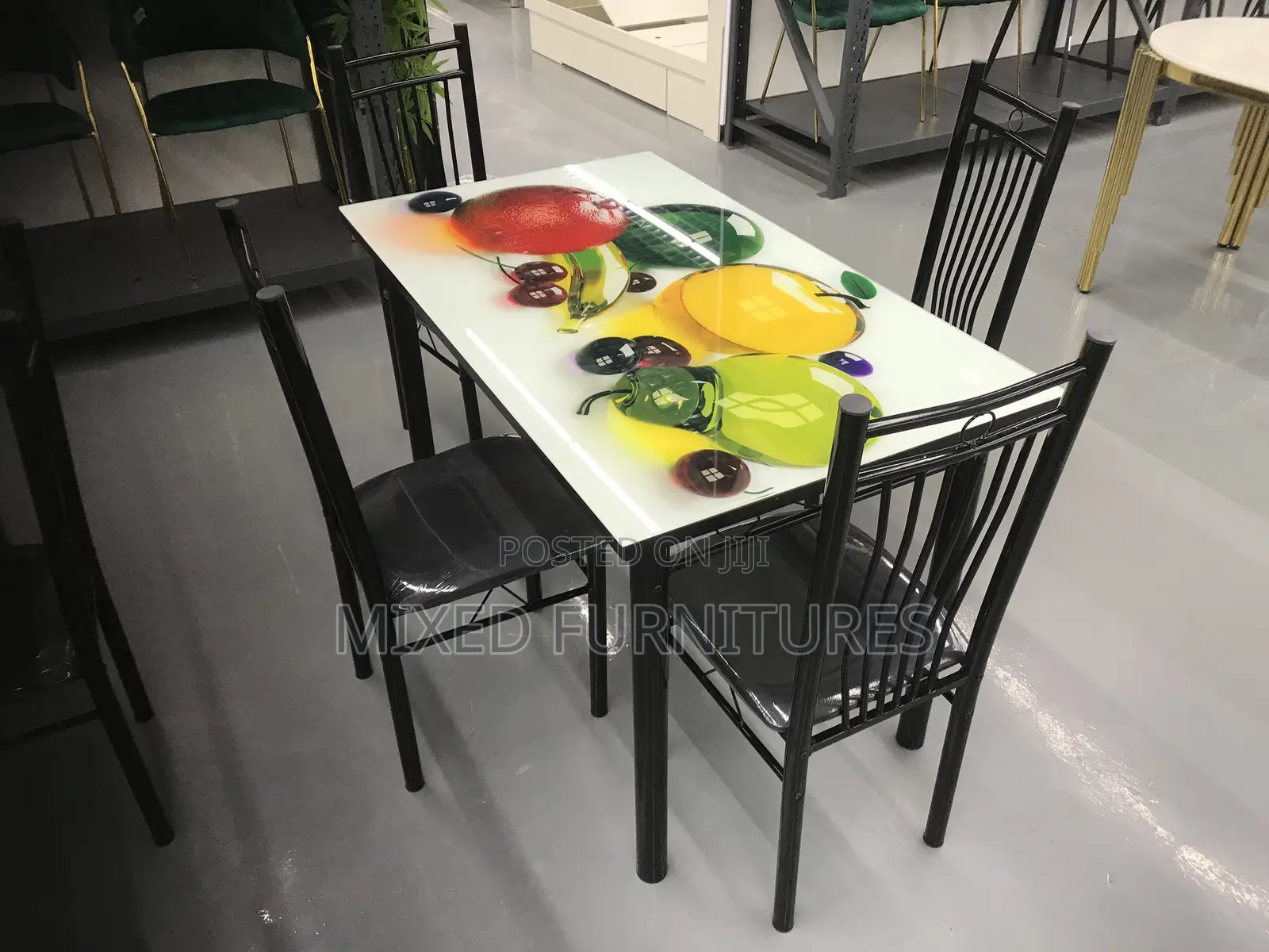 Dining Table With 4 Chairs (Strong and Firm)