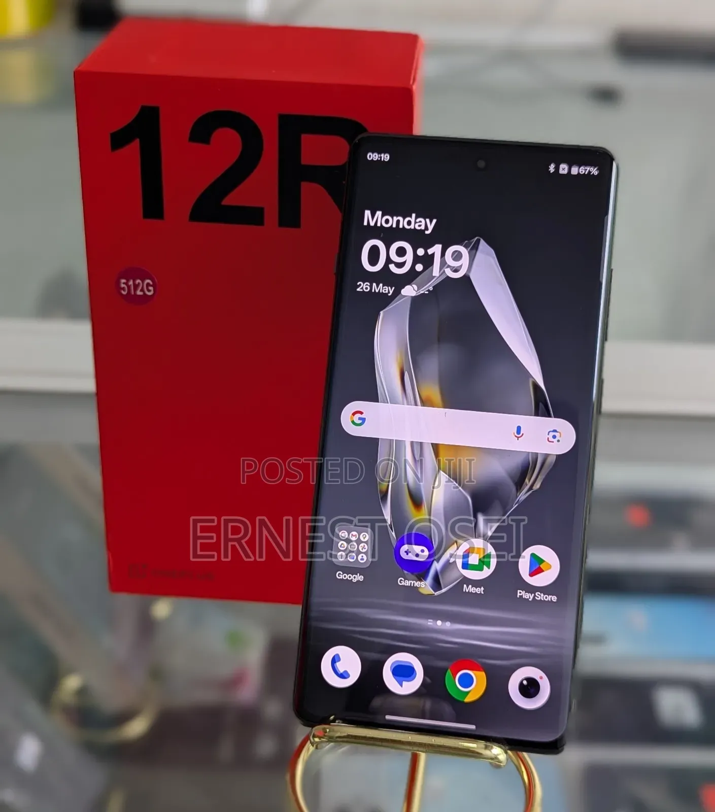 New OnePlus 12R 256 GB Black