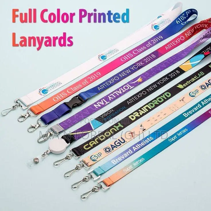 Full Colour Lanyard Printing And Branding