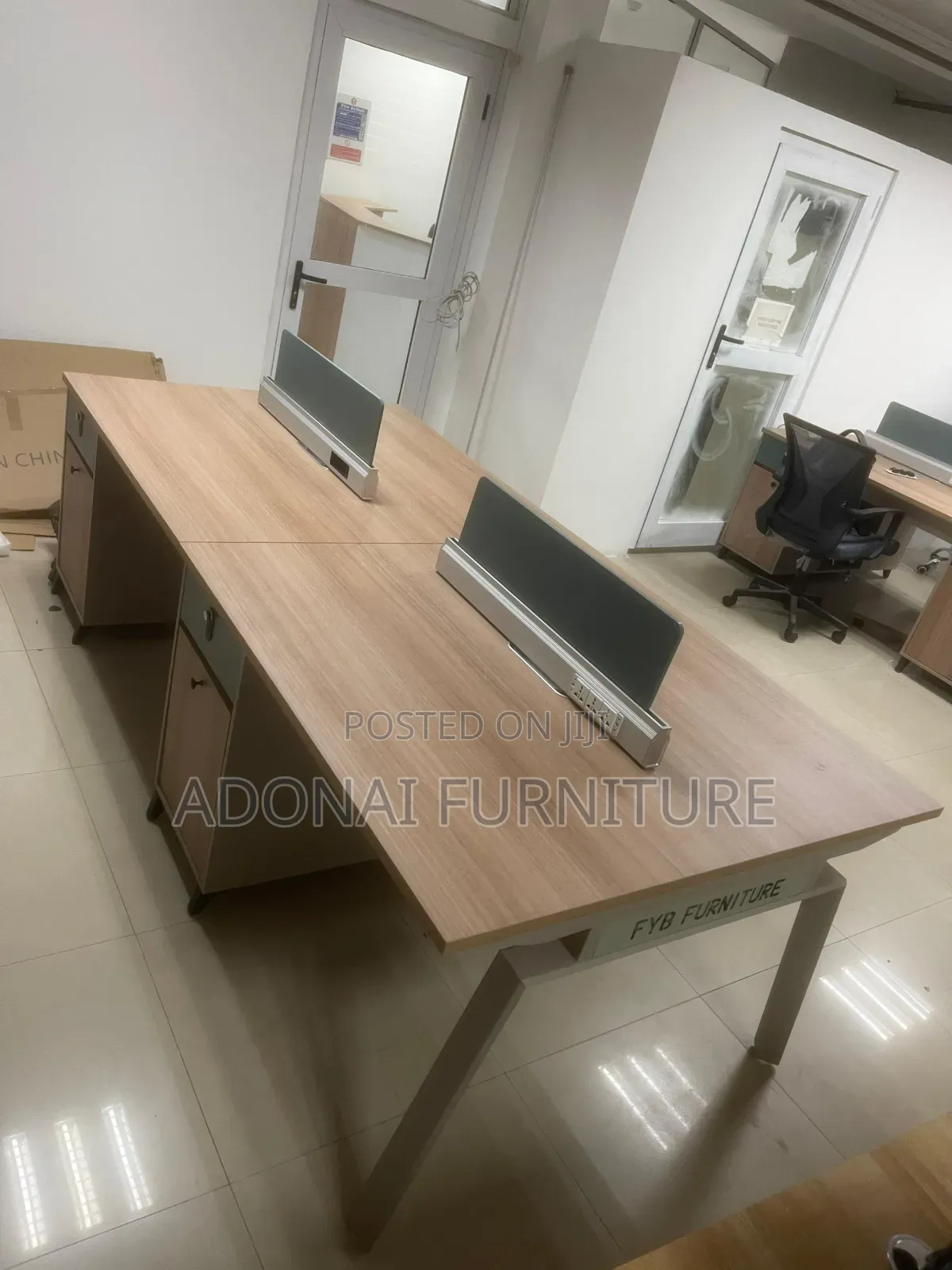 4 in 1 Wooden Cubicle ( Wood Metal)