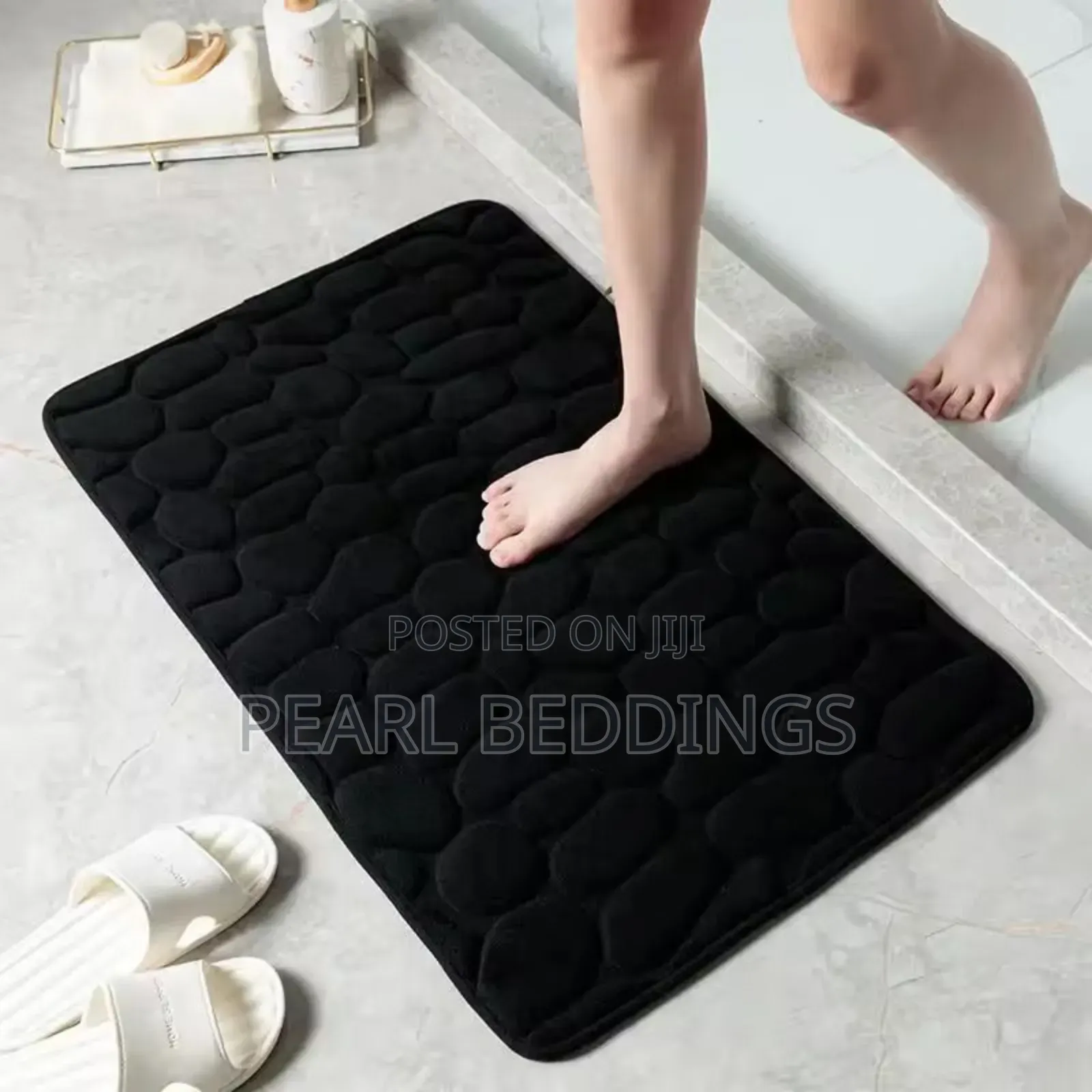 3pcs Non Slip Bathroom Mat Set Available in Stunning Designs