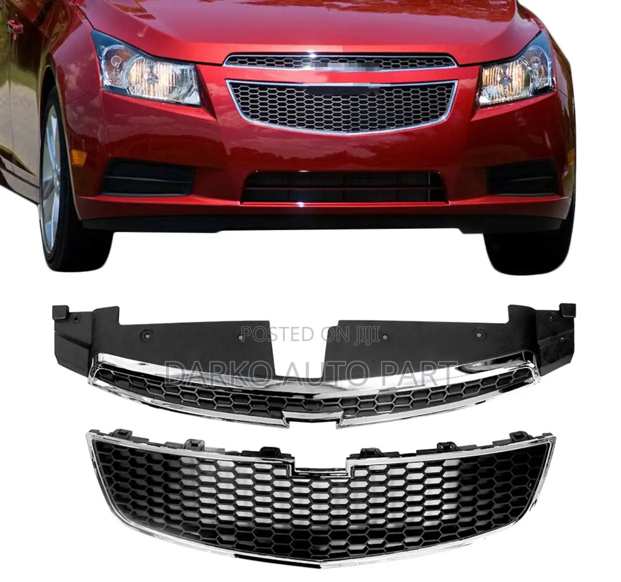 Front Bumper Upper R Grille Grill for Chevy Cruze 2011-2014