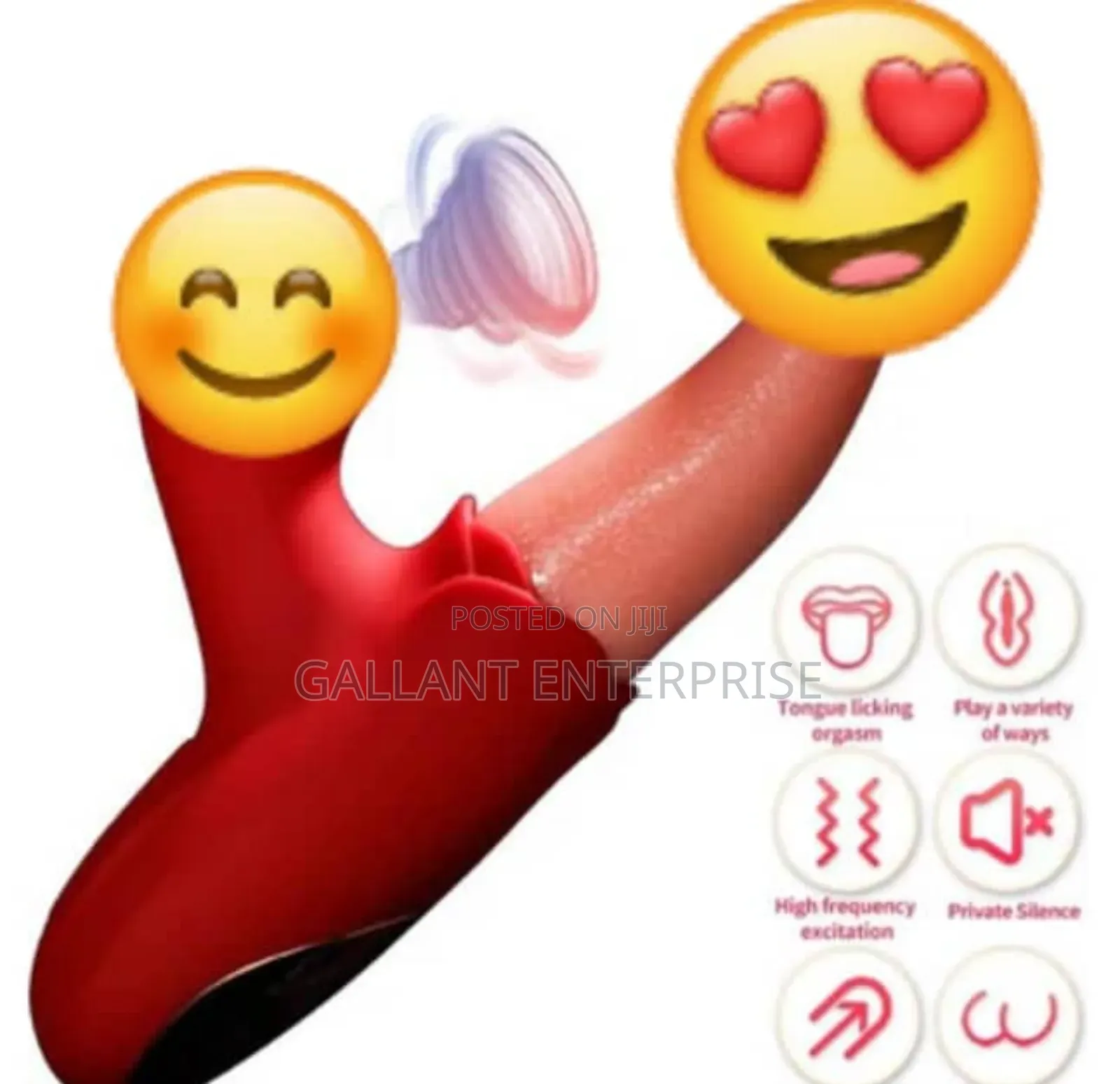 Rose Tongue Vibrator - 360-Degree Stimulation