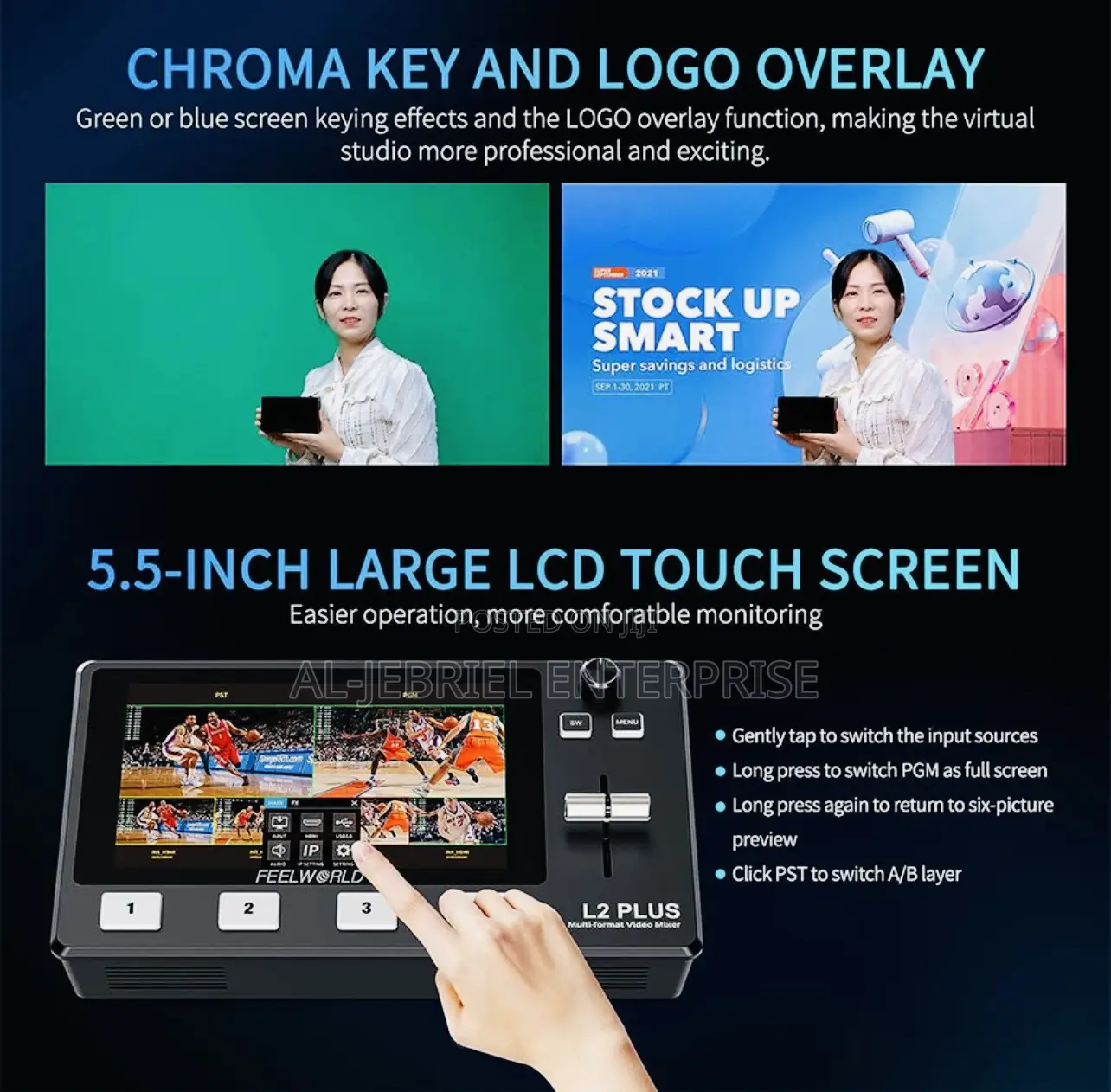 Feelworld L2 Plus Video Switcher