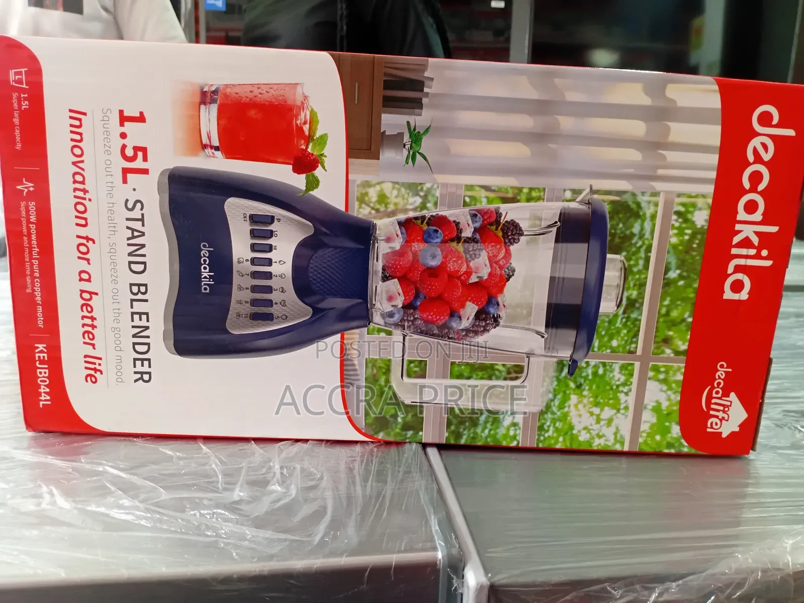 Decakila 1.5l Stand Blender Super Large Capacity
