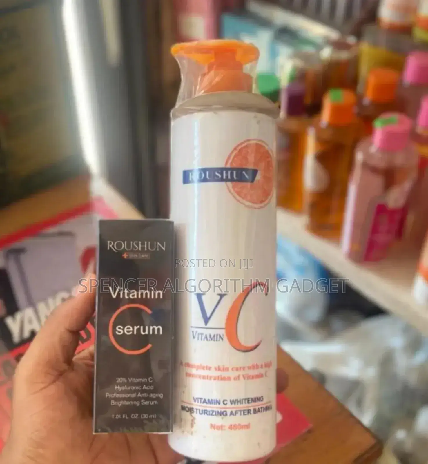 Roshun Vitamin C Face Serum and Body Lotion