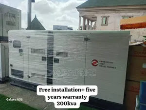 Unadulterated Perkins Generator Diesel 200kva Diesel Gen Uk