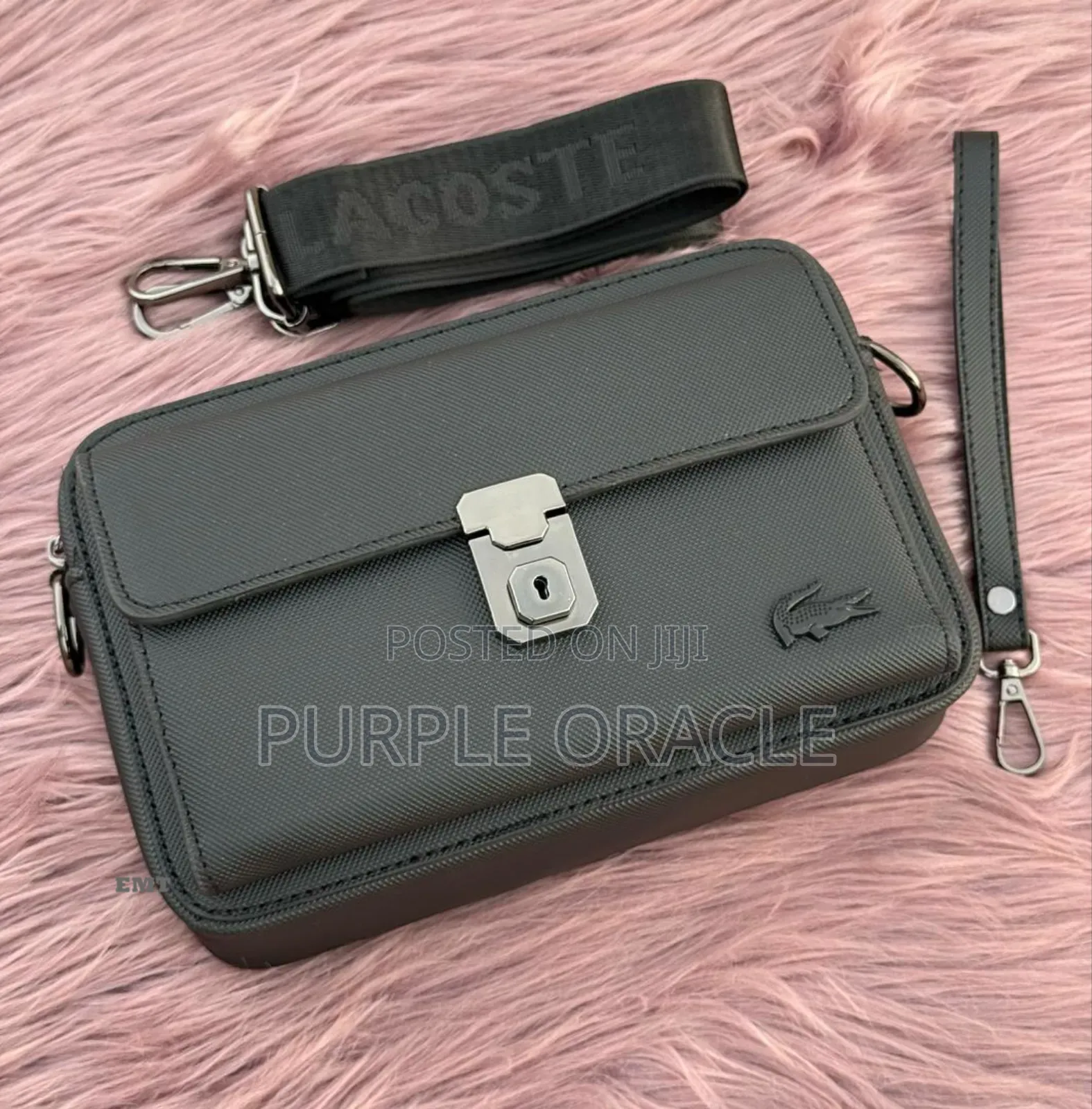 Lacoste Fashion Armpit Clutch for Men