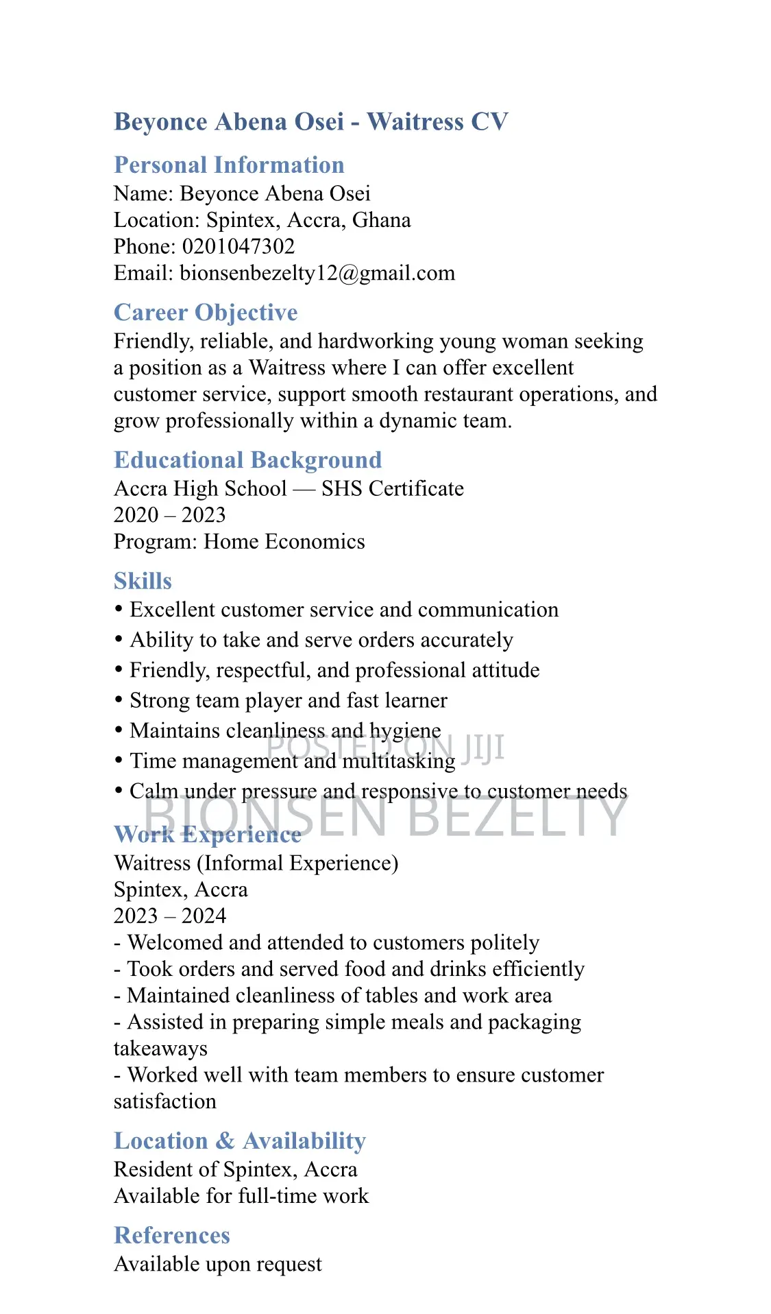 Restaurant Workers