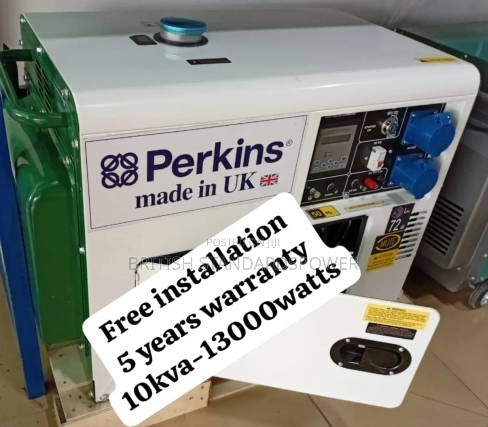 10kv Silent Diesel Genset With Enclosed Engine System