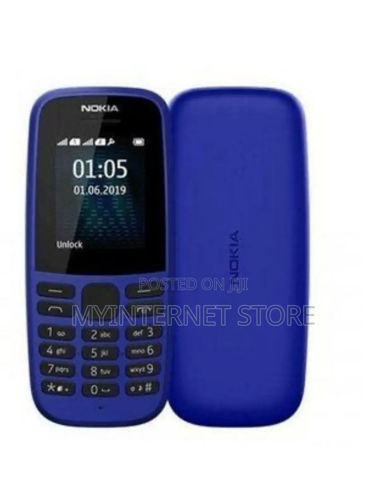 New Nokia 105 Blue
