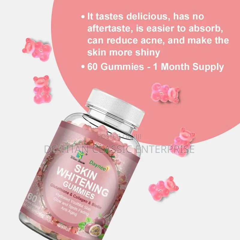 Daynee Skin Whitening and Anti-Aging Gummies- 60 Gummies