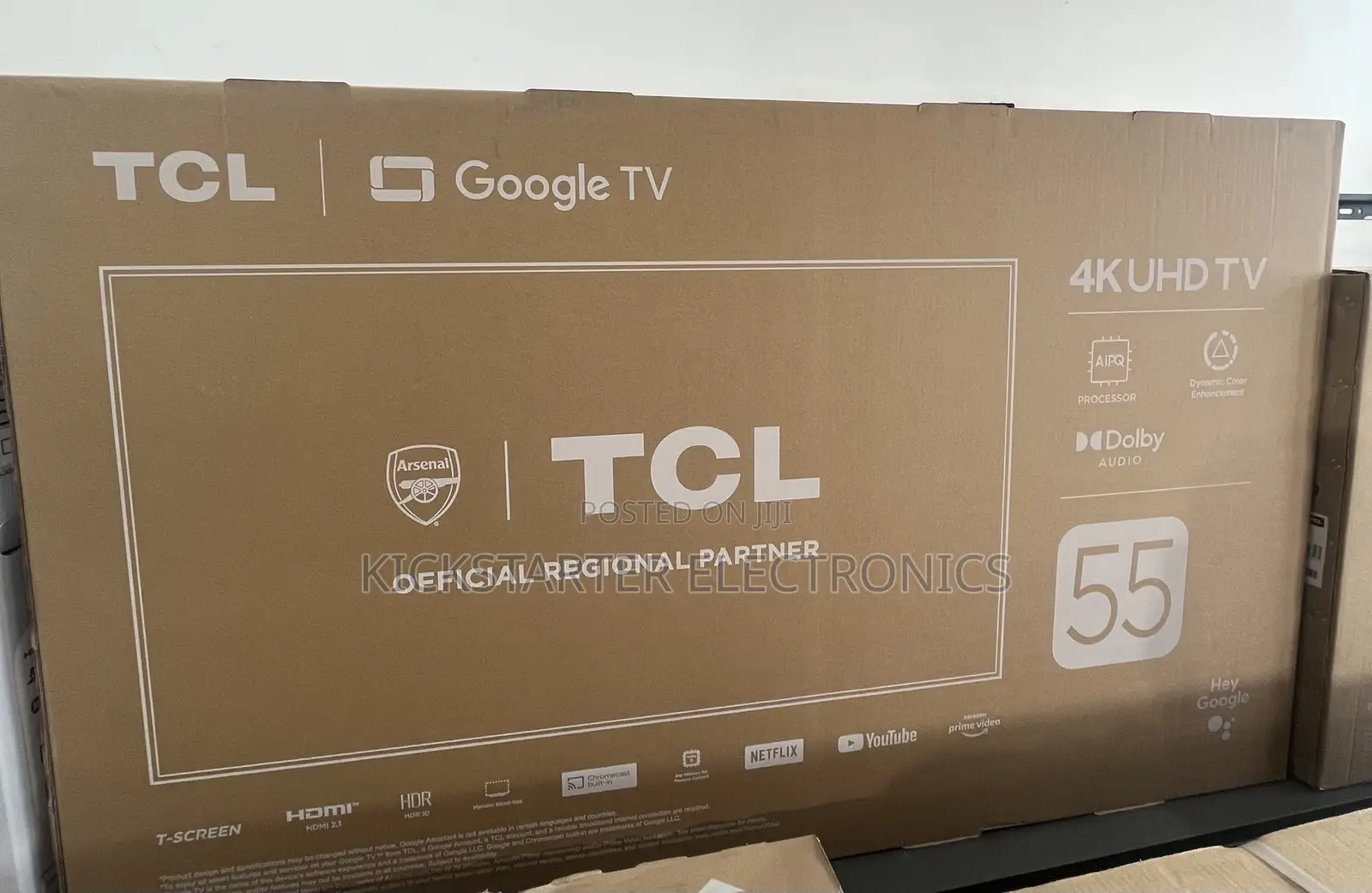 Brand New! TCL 55" -Uhd--Smart-Android- Led Tv (55p6355)