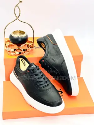 New Black and White Boss Sneakers