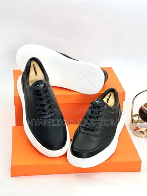 New Black and White Boss Sneakers