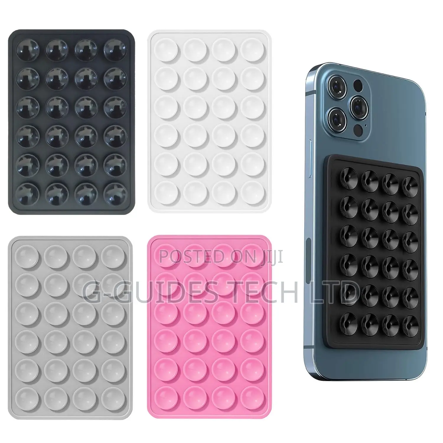 Silicone Phone Sticky Grip, Hands-Free Sticky Phone Grip