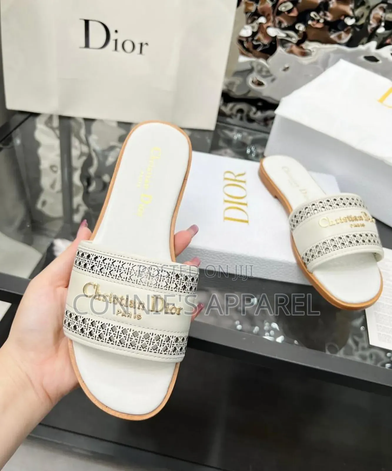 Christian Dior Slippers for Ladies Packaged in Boxes