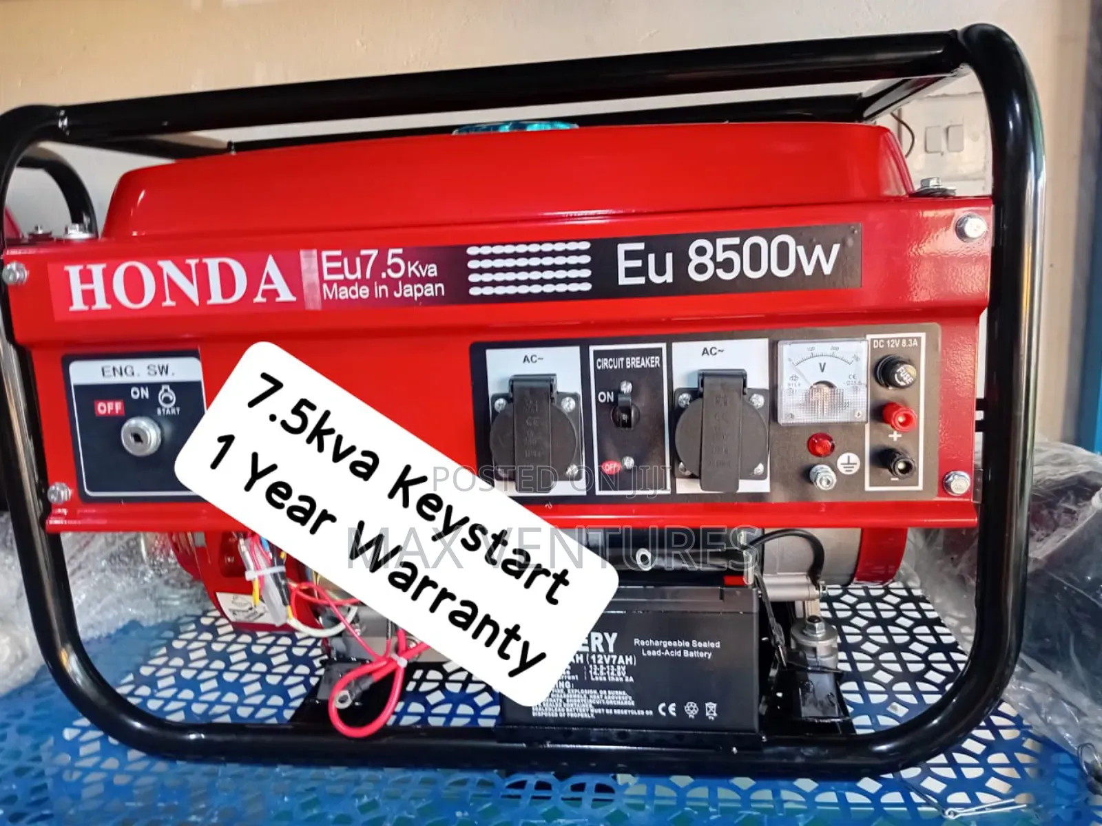 Honda Keystart Keystart 7.5kva Petrol Generator Unique Homes