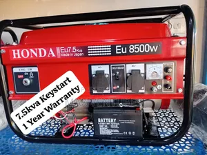 Honda 7.5kva 7.5kva Japan Generator Key Start Whimsy