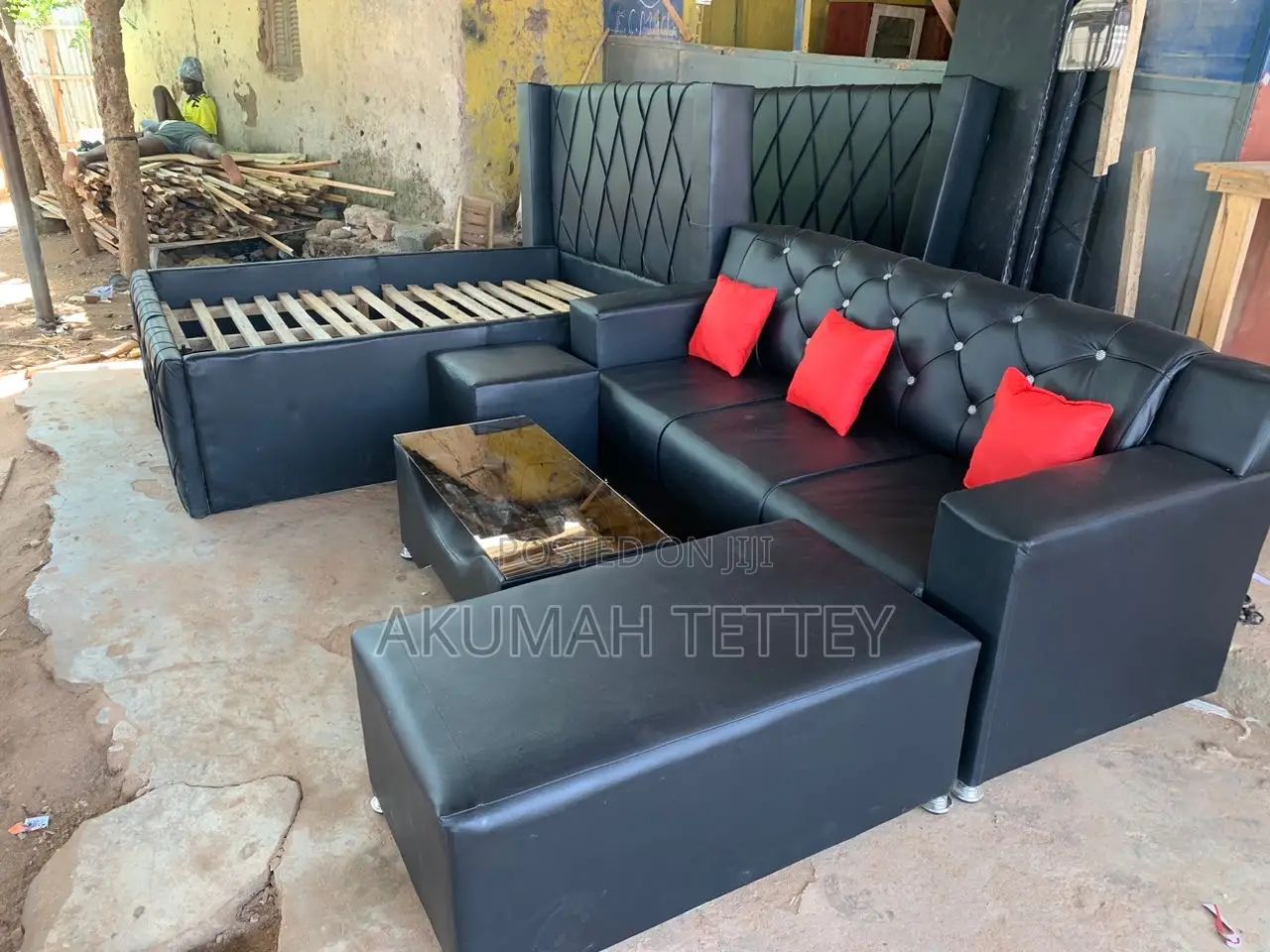 3in One Set With Bed Frame