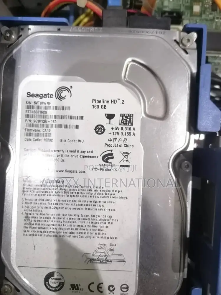 Desktop Computer Dell OptiPlex 3010 4GB Intel Core i5 HDD 160GB