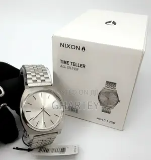 Photo - Nixon Time Teller Analog Watch || Silver