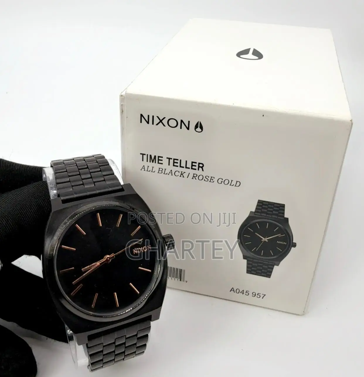 Nixon Time Teller Analog Business Wristwatch || in Black