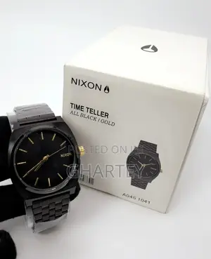 Nixon Time Teller Analog Business Wristwatch || in Black