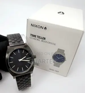 Nixon Time Teller Analog Business Wristwatch || in Black