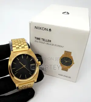 Nixon Time Teller Wrist Watch - Gold