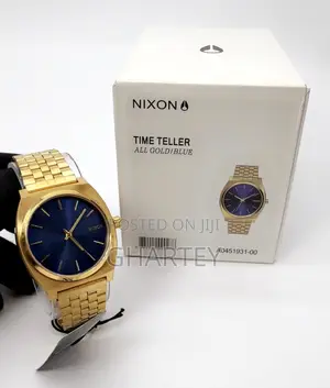 Nixon Time Teller Wrist Watch - Gold