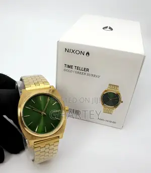 Nixon Time Teller Wrist Watch - Gold
