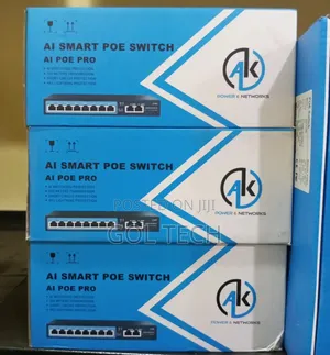 8port Ai Smart Poe Switch for Networking and CCTV Ak Power