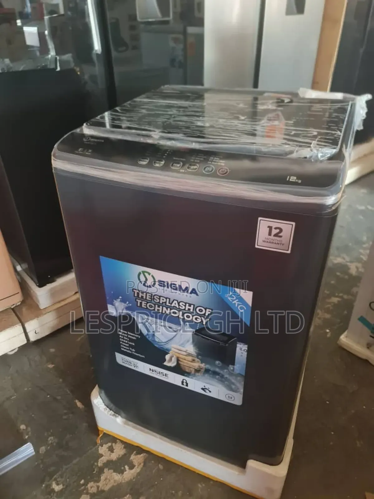 12kg Auto Washer ~ Sigma Clean Tech