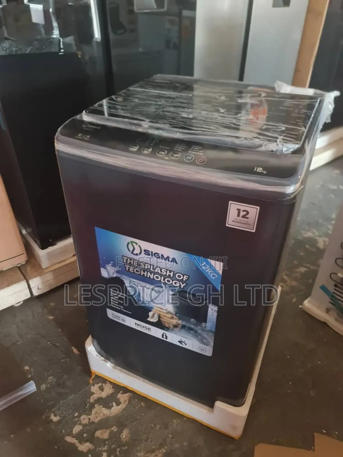 12kg Fully Auto Washing Machine ~ Sigma Easy Wash