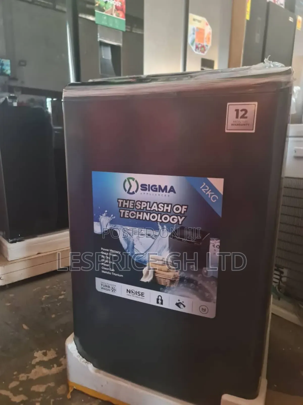 Super Wash~ Sigma 12kg Fully Automatic Washing Machine