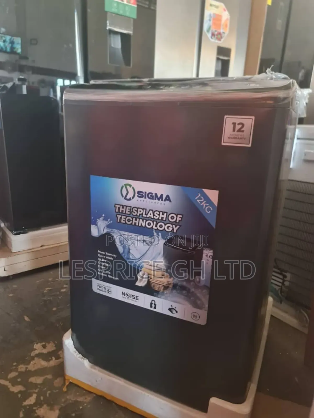 Call for Sigma 12kg Fully Automatic Washing Machine