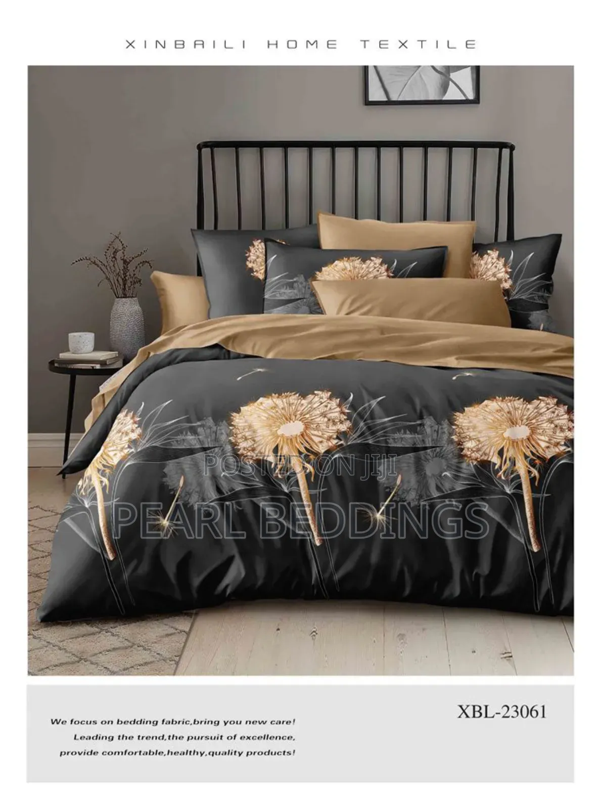 Premium Luxurious 5pcs Quality 100%Cotton Bedsheet Available