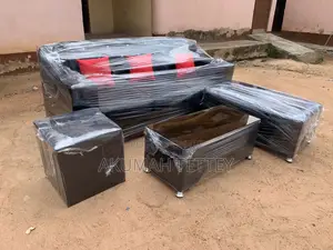 3in One L Shape Set With Glass Table and Coffee Table