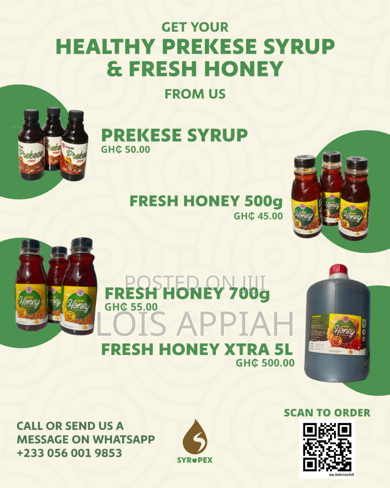 Quality Csir Honey And Pure Prekese Syrup