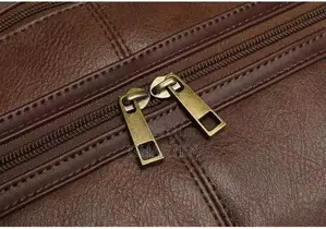 Quality Waterproof Leather Material Duffle Bag || Coffee