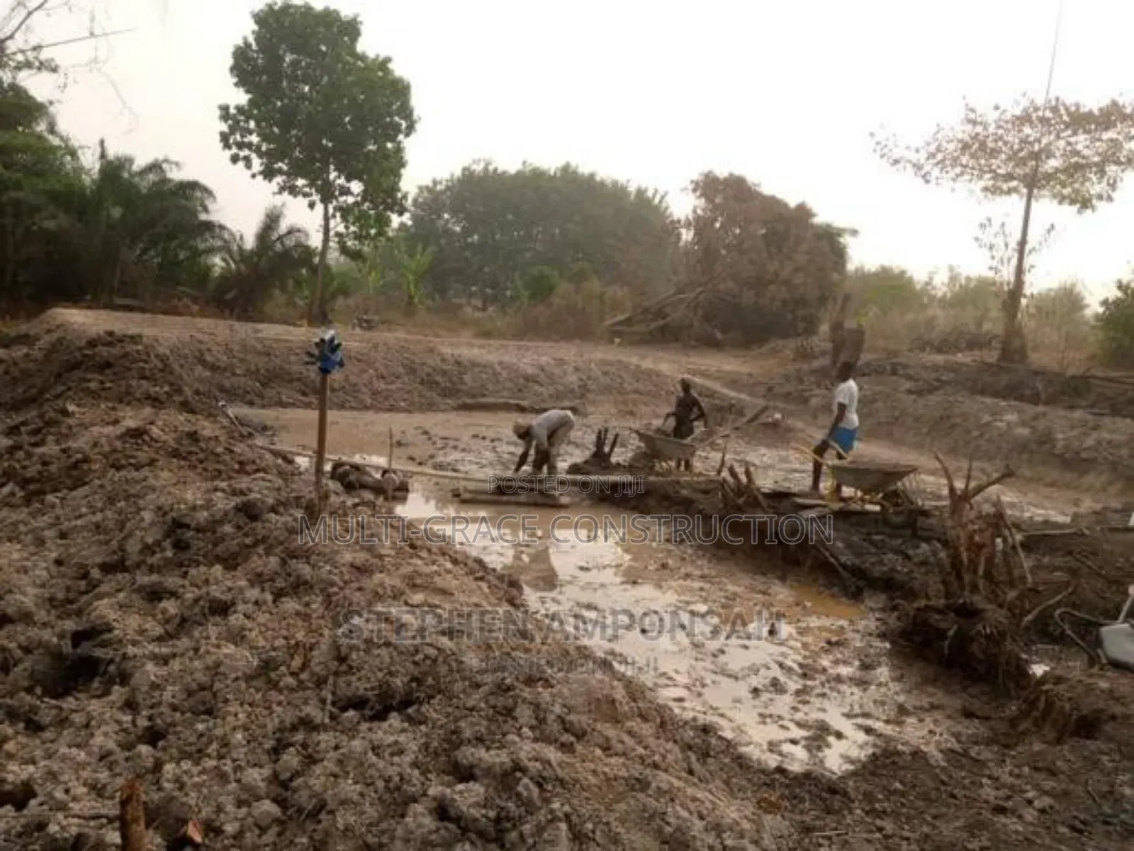 Fish Pond Construction