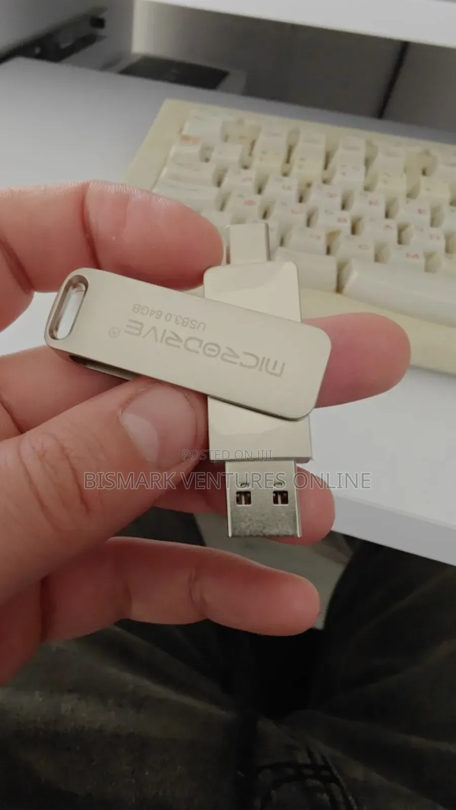 2 in 1 Otg 128g Pen Drive Metal
